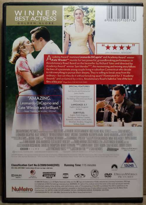 Revolutionary Road (DVD) Leonardo DiCaprio / Kate Winslet