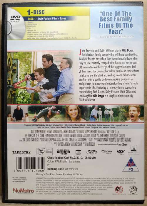 Old Dogs (DVD) - Travolta / Williams