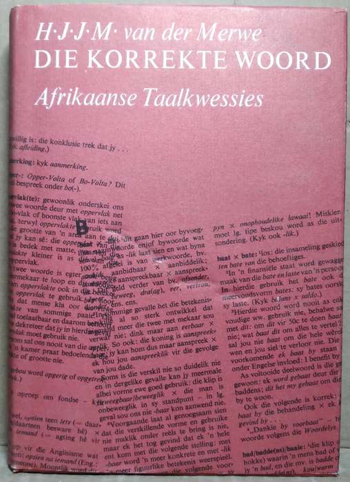 Die Korrekte Woord - H.J.J.M van der Merwe