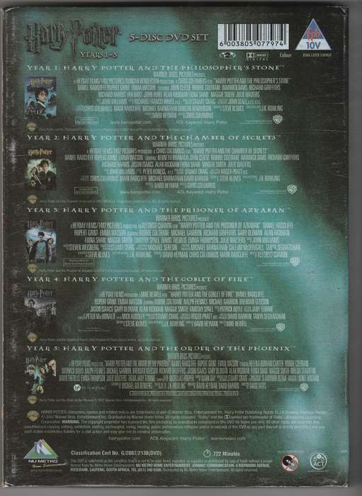 Harry Potter - Years 1-5