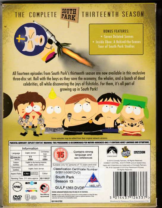 South Park - The Complete Thirteenth Season