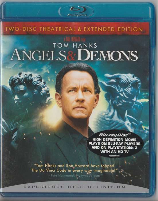 Angels & Demons Two-Disc Theatrical & Extended Edition Blu-Ray
