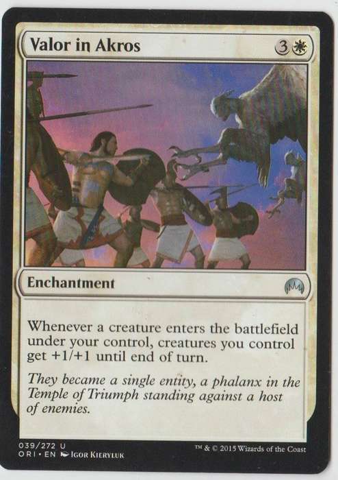 Magic The Gathering - Valor in Akros