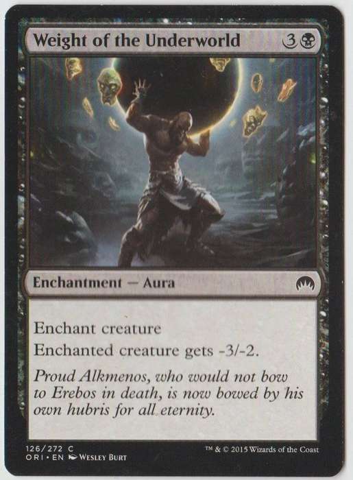 Magic The Gathering - Weight of the Underworld