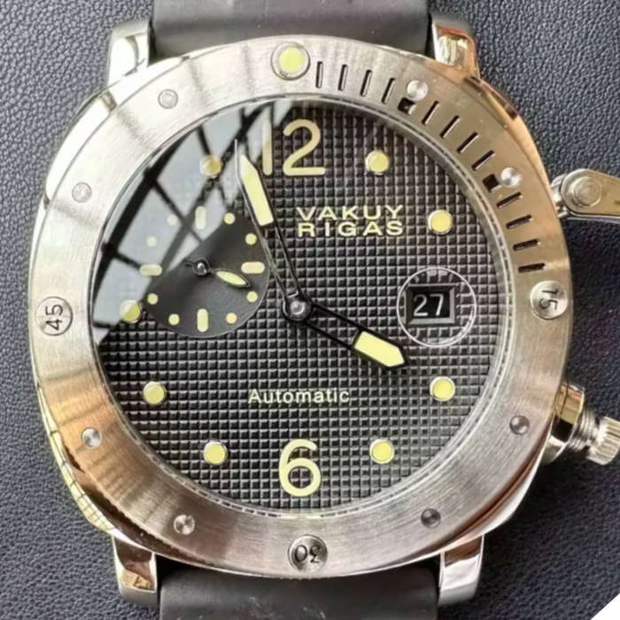 Mens DIVER Military Automatic Mechanical Watch Seagull ST25A Movement Super Luminous 200M