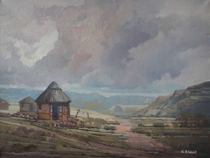 G.R.Wood 'Natal Hut'