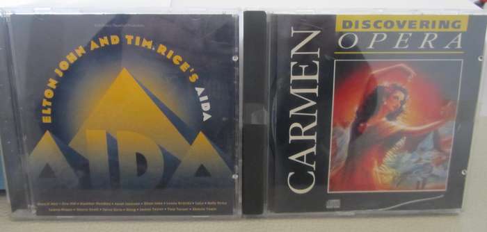 Discovering Opera CD's  - Tosca, La Traviata & Carmen PLUS FREE CD - AIDA