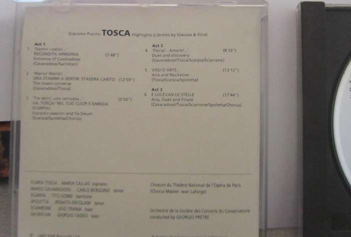 Discovering Opera CD's  - Tosca, La Traviata & Carmen PLUS FREE CD - AIDA