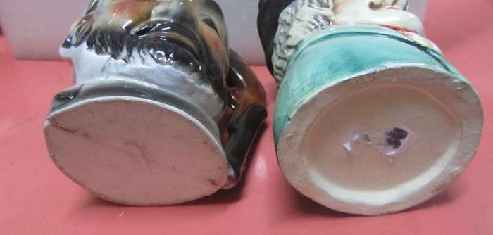 3 x Vintage Toby-style Jugs : Pirates