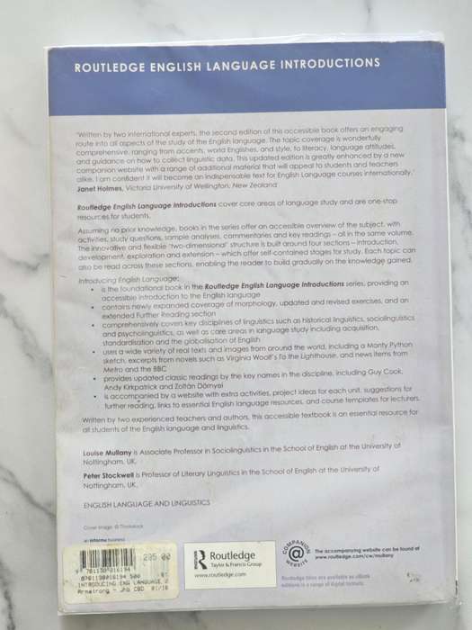 Introducing English Language 2nd Edition by Louise Mullany and Peter Stockwell