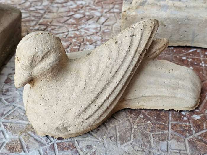 Cement Dove Ornament  Unpainted