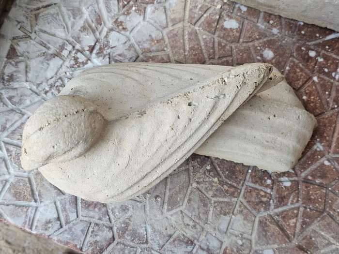 Cement Dove Ornament  Unpainted
