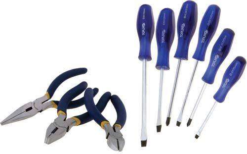 Screwdriver & Plier set 9 Pieces
