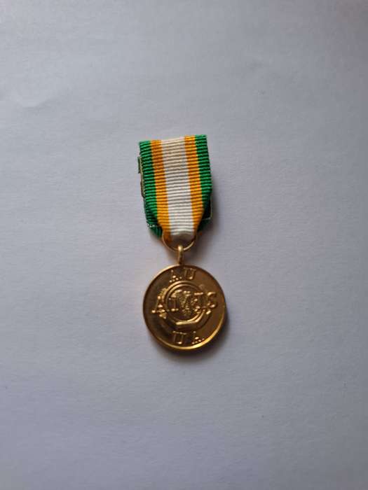 Africa Union medal - miniature Darfur / Sudan