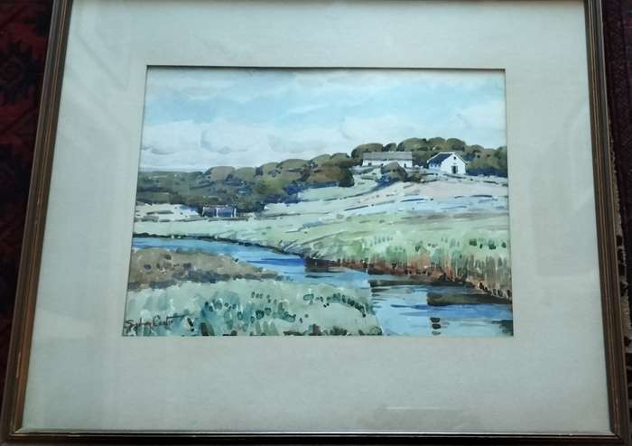 Sydney Carter - Water colour/Gouache