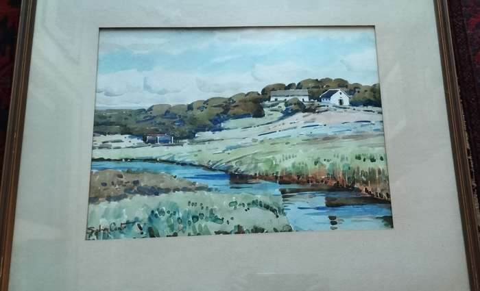 Sydney Carter - Water colour/Gouache
