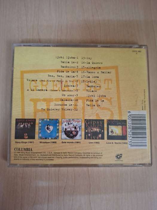 Gipsy Kings  Greatest Hits (1994) [CD]