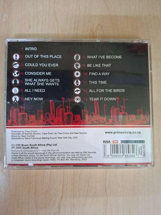 Prime Circle  All or Nothing (2008, EMI South Africa, CDEMCJ (WIS) 6433)