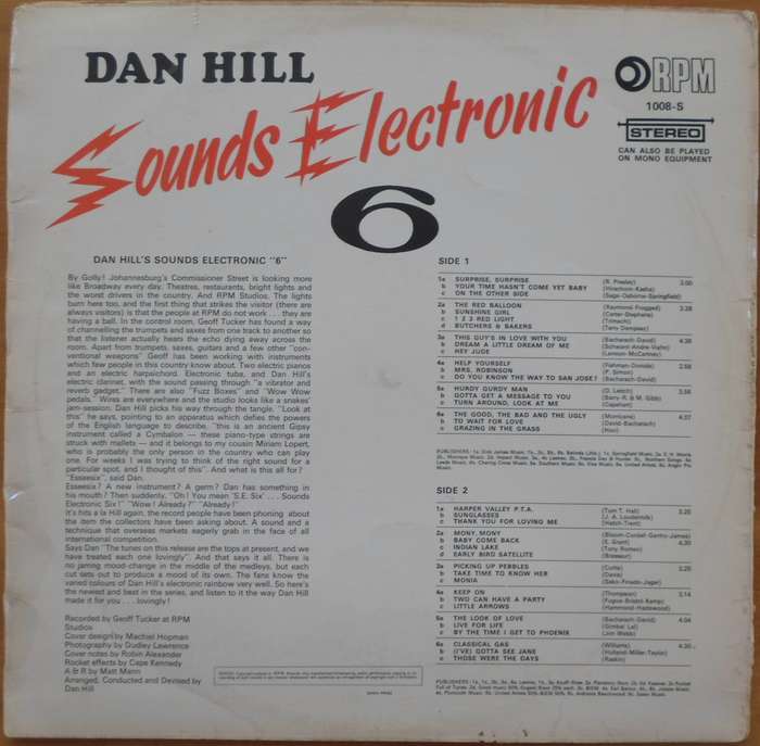 Dan Hill - Sounds Electronic 6