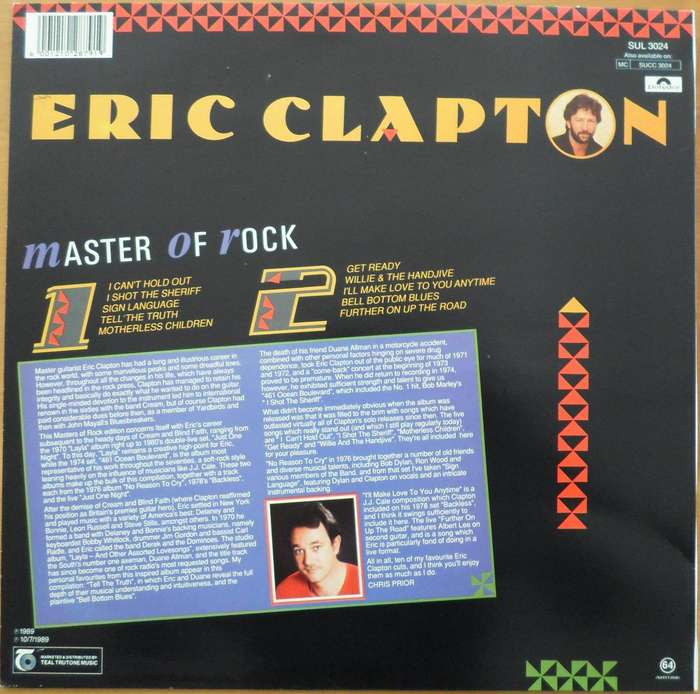Eric Clapton - Master of Rock
