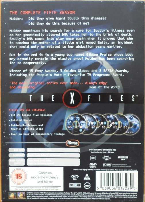The X-Files - The Complete Fifth Season