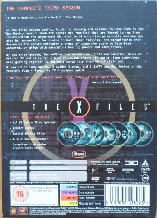The X-Files - The Complete Third Season