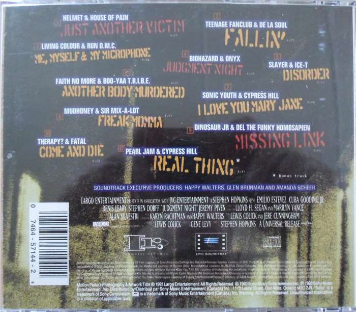 Various Artists - Judgment Night (Music from the Motion Picture)