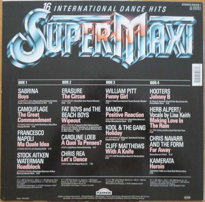 Various Artists - Super Maxi (16 International Dance Hits)