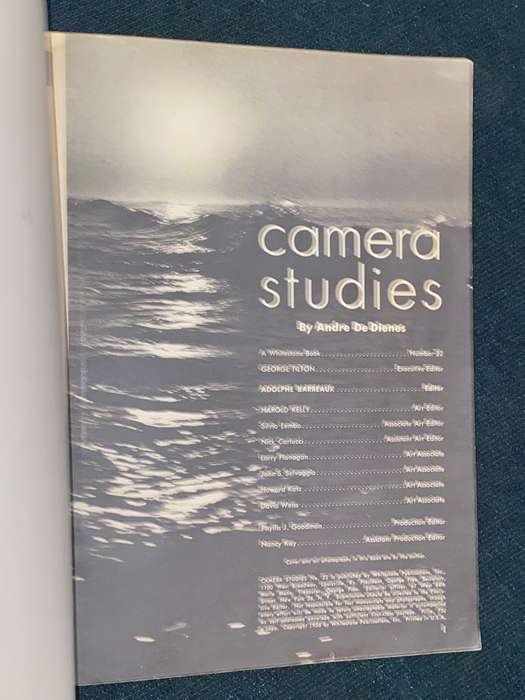 CAMERA STUDIES BY ANDRE DE DIENES 1958