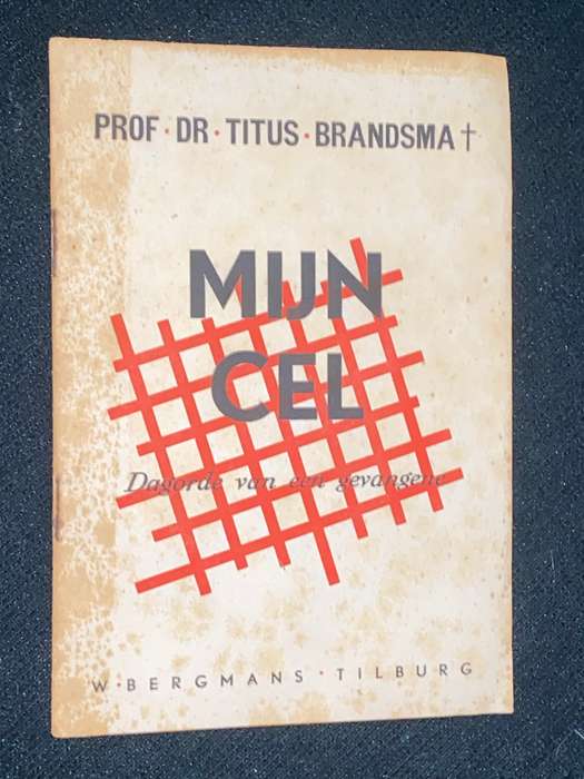 MIJN CEL DAGORDE VAN EEN GEVANGENE DOOR PROF DR TITUS BRANDSMA 1945 DUTCH