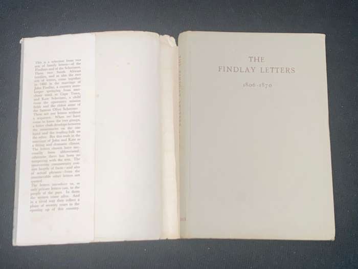 THE FINDLAY LETTERS 1808-1870 EDITED BY JOAN FINDLAY