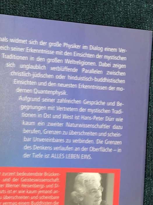 ES GIBT KEINE MATERIEL - HANS-PETER DURR