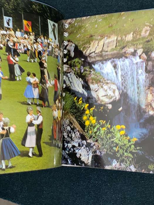 VINTAGE UBS BANK SWISS SOUVENIR WITH COLOUR PHOTOS