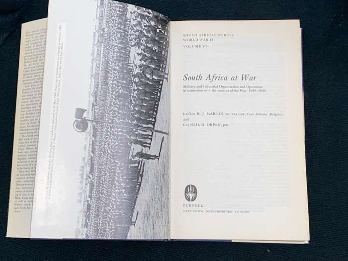SOUTH AFRICA AT WAR BY H.J. MARTIN AND NEIL ORPEN