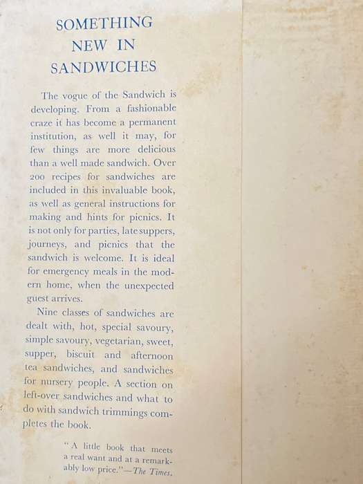 SOMETHING NEW IN SANDWICHES M. REDINGTON