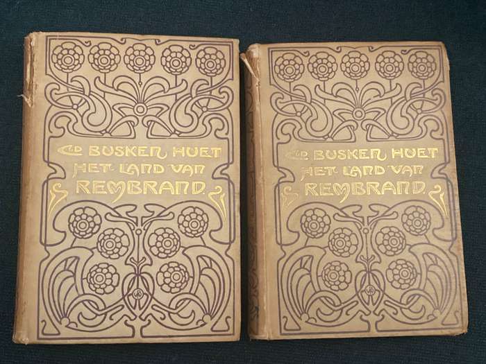 HET LAND VAN REMBRAND DOOR CD BUSKEN HUET 1901 2 VOLUMES