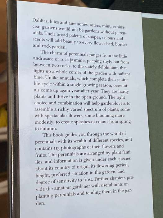 PERENNIALS PHOTOGRAPHS BY PAUL STAROSTA AND TEXT BY MARION FERRAUD