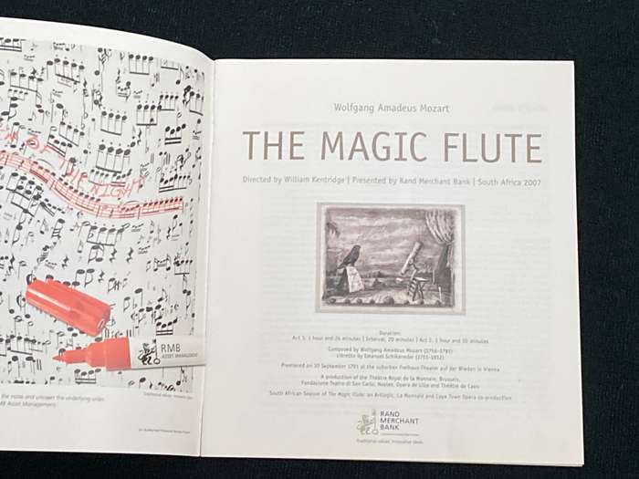 THE MAGIC FLUTE DIRECTED BY WILLIAM KENTRIDGE