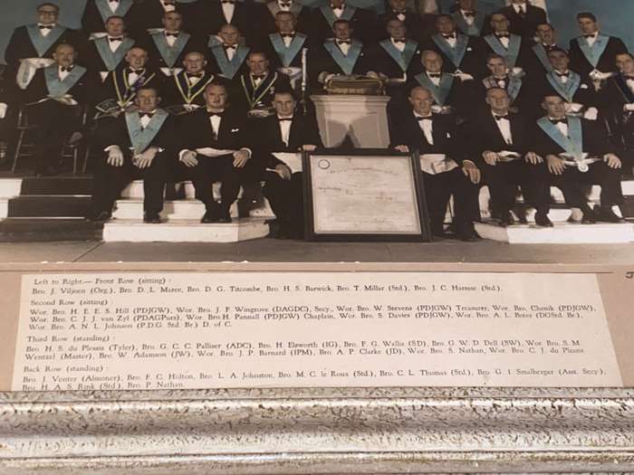 VINTAGE ROYAL GEORGE FREEMASON LODGE DIAMOND JUBILEE PHOTOGRAPH