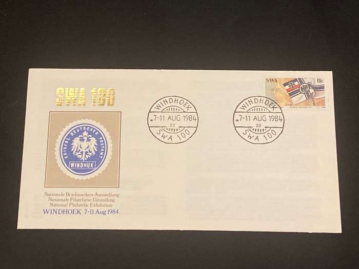 1984 WINDHOEK SWA 100 FDC