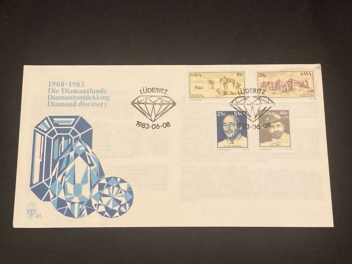 1983 LUDERITZ DIAMOND DISCOVERY SWA FDC