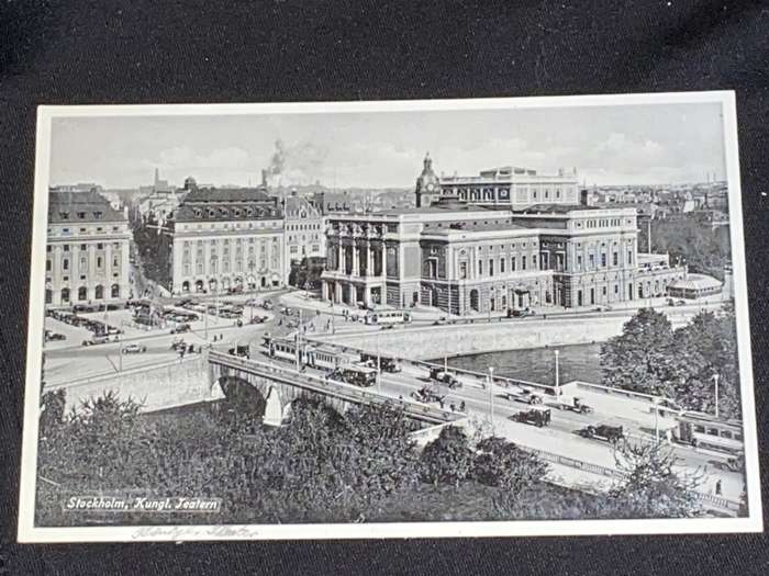1930'S KUNGL. TEATERN STOCKHOLM PHOTO POST CARD UNUSED