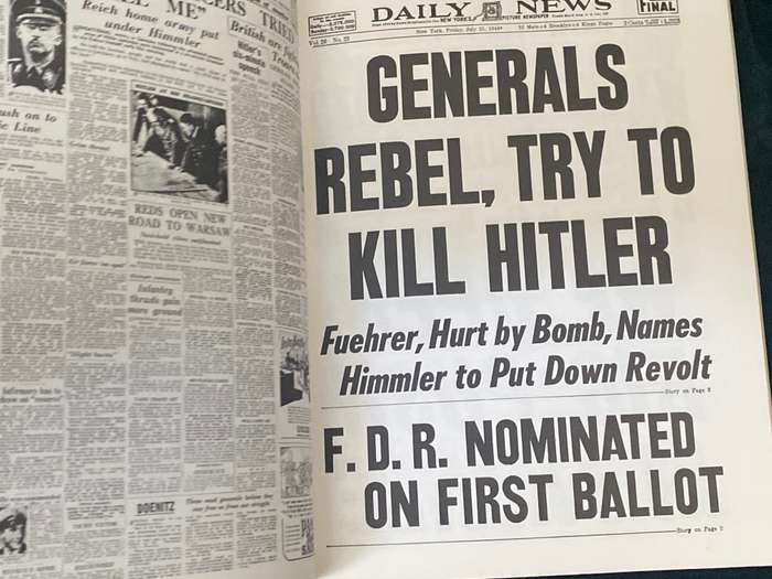 GREAT FRONT PAGES D-DAY TO VICTORY 1944-1945