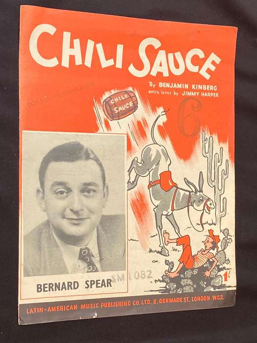 ORIGINAL CHILI SAUCE MUSIC SCORE BY BENJAMIN KINBERG