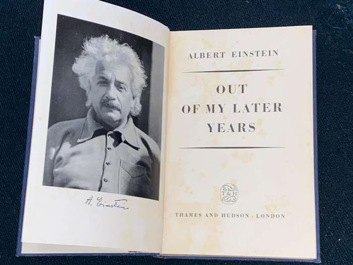 ALBERT EINSTEIN OUT OF MY LATER YEARS