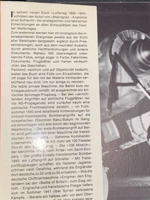 LUFT KRIEG 1939 - 1945 JANUSZ PIEKALKIEWICS - GERMAN