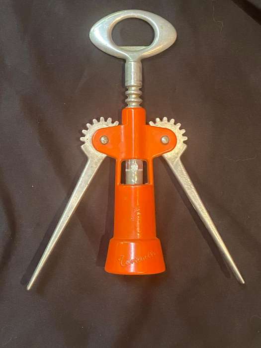 VINTAGE ORANGE TAVERNELLO HEAVY BOTTLE OPENER