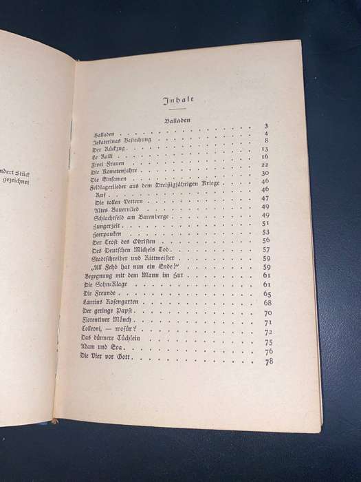 DIE STANDARTE BALLADEN UND LIEDER DES FREIHERRN BORRIES VON MUNCHHAUSEN