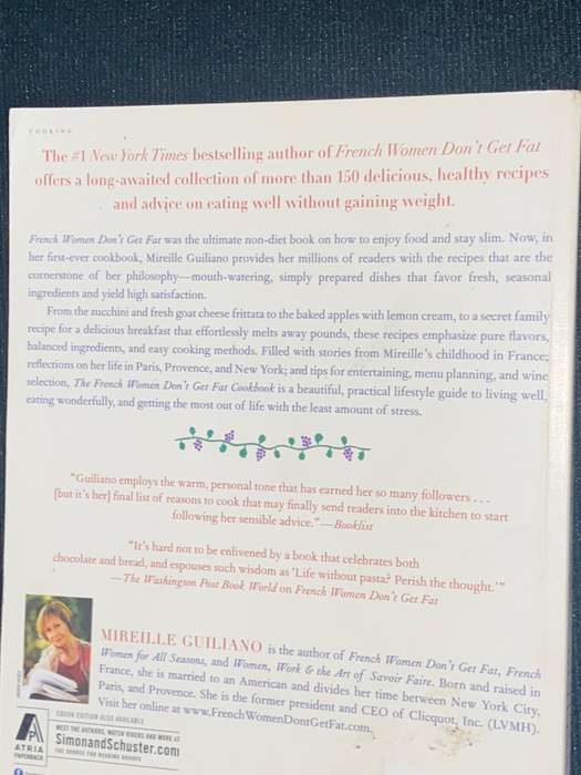 THE FRENCH WOMEN DON'T GET FAT COOKBOOK BY MIREILLE GUILIANO