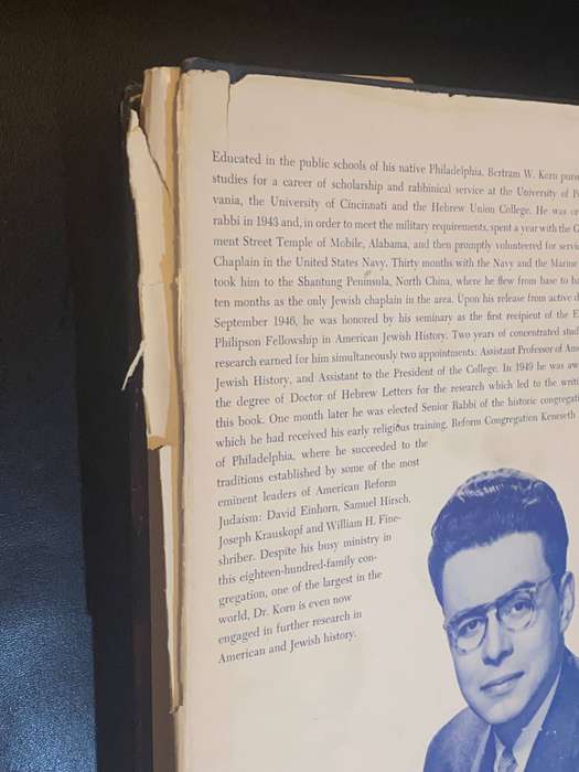 AMERICAN JEWRY AND THE CIVIL WAR BY BERTRAM W. KORN
